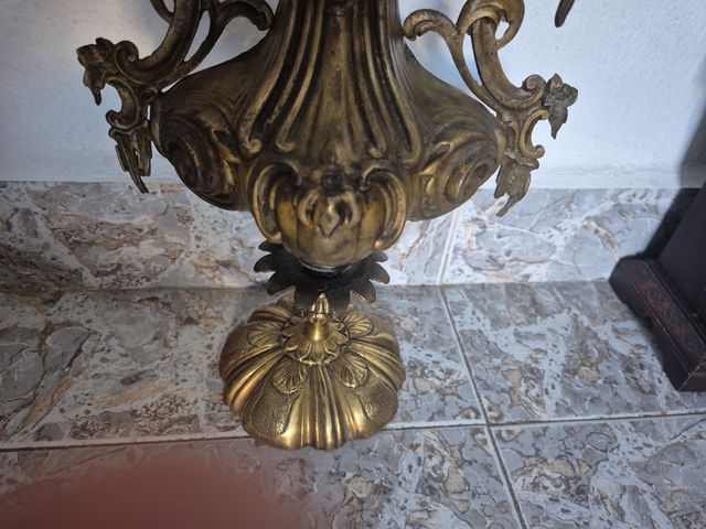 Florero Antiguo Bronce