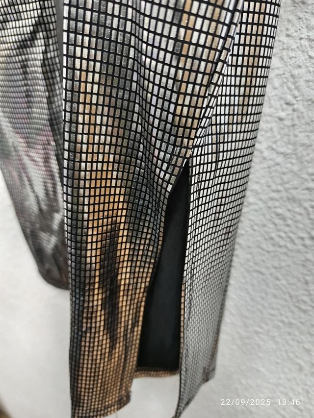 Conjunto de fiesta plateado