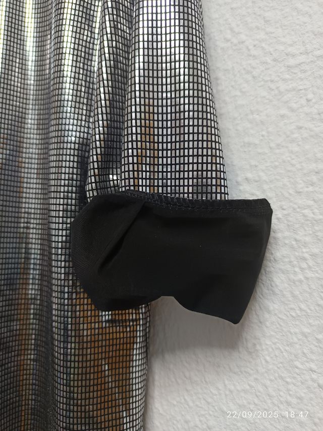 Conjunto de fiesta plateado