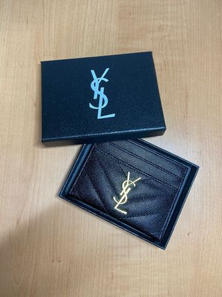 Tarjetero YSL Negro