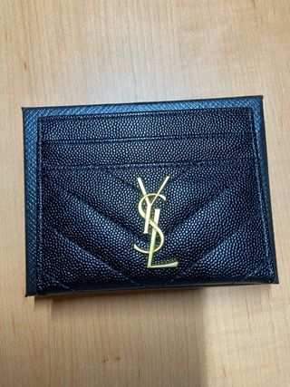 Tarjetero YSL Negro