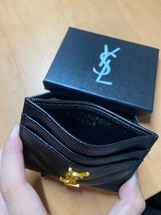 Tarjetero YSL Negro