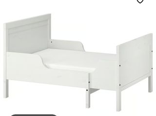 Cama extensible blanca