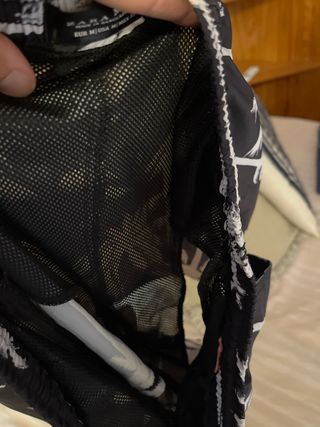 Bañador Zara Estampado Palmeras Talla M