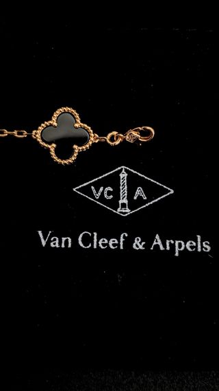 Van Cleef & Arpels Pulsera Negra Oro