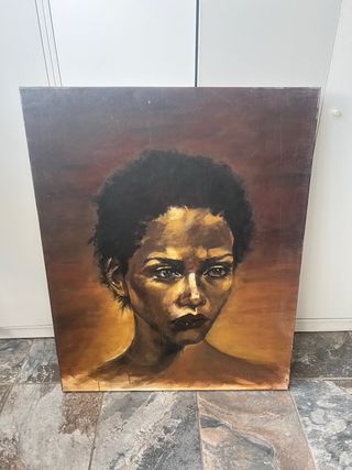 Cuadro Lienzo Retrato Mujer
81x100