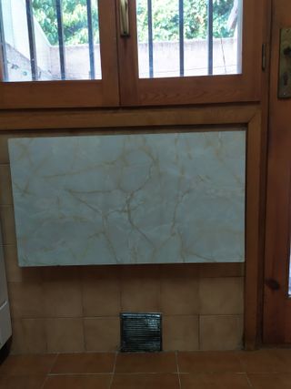 Encimera de cocina abatible de madera