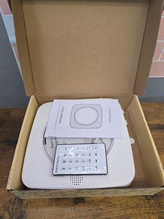 Reproductor CD Portátil Gueray Bluetooth Blanco