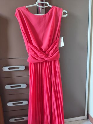 Vestido de evento rosa