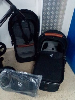 Carrito Jane Muum Pro2 3 Piezas + Accesorios
