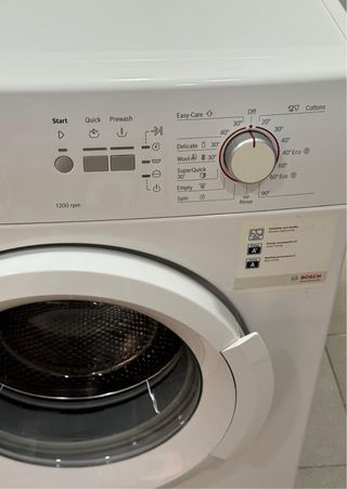 LAVADORA BOSCH 8 KILOS BLANCA