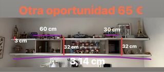 Estanterías blancas de madera