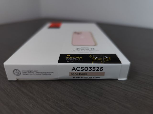 Funda Spigen iPhone 13 Ultra Hybrid Sand Beige