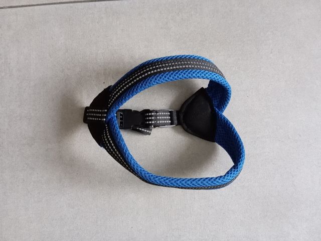 Arnés para perro azul y negro