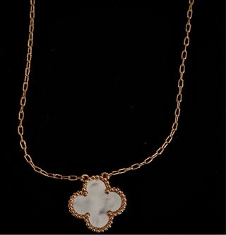 Van Cleef & Arpels Collar Oro Blanco Madreperla