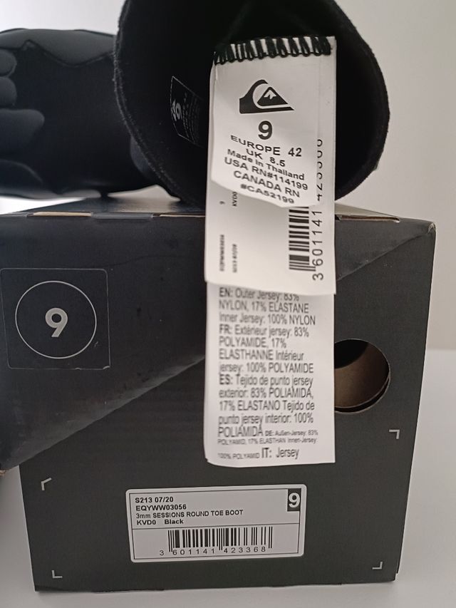 Escarpines Surf Quiksilver Nuevos Talla 42