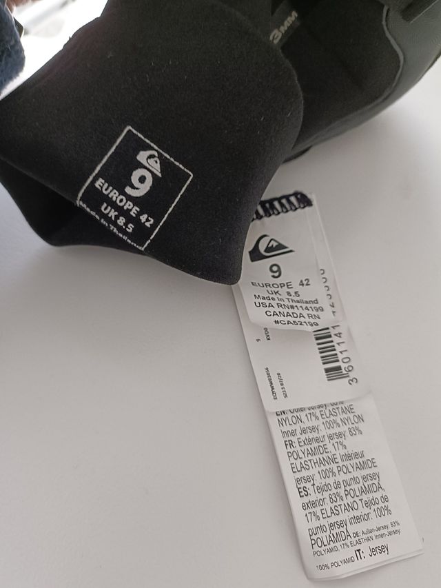 Escarpines Surf Quiksilver Nuevos Talla 42