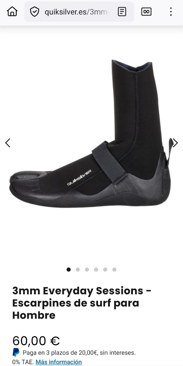 Escarpines Surf Quiksilver Nuevos Talla 42