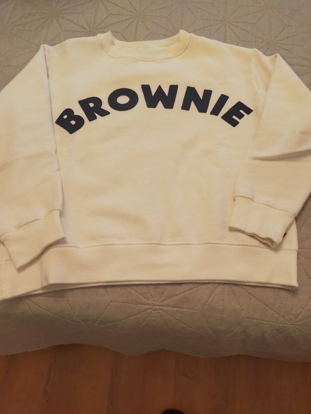 Sudadera Brownie Blanca