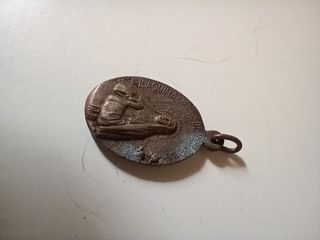 Medalla religiosa antigua San Joaquín