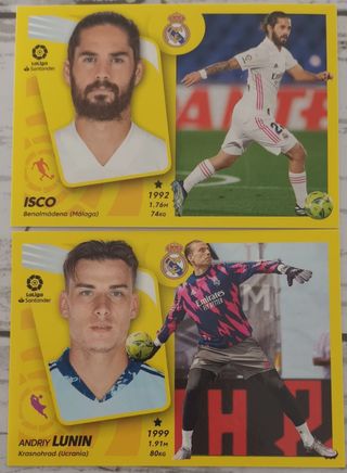 2 Cromos Liga 2021-22 Real Madrid