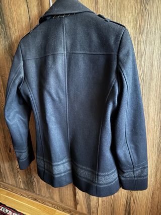 Chaquetón marinero lana azul marino IKKS