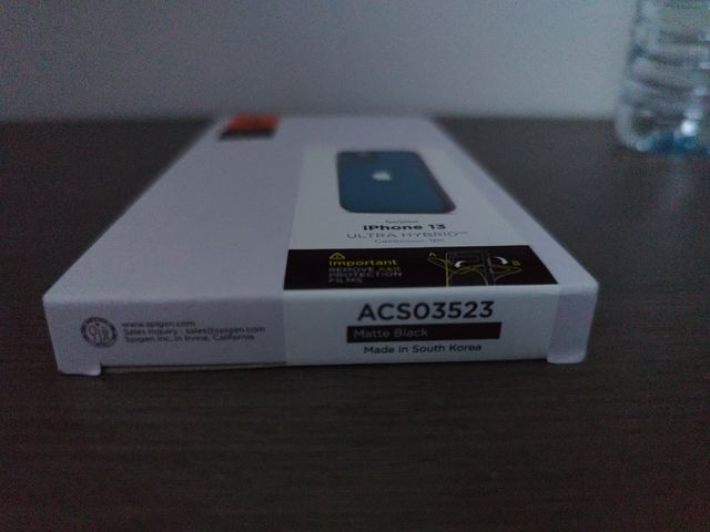 Funda Spigen iPhone 13 Ultra Hybrid Negra Mate