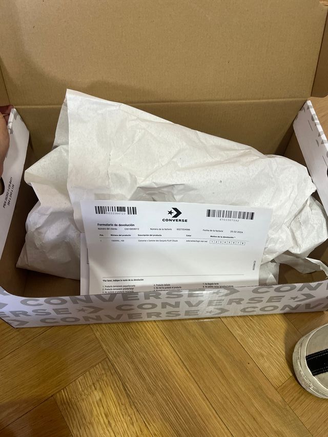 Converse Play Comme des Garçons Corazón Rojo