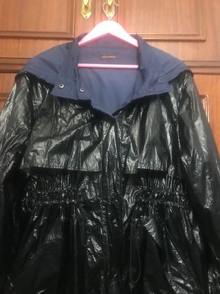 Impermeable Adolfo Dominguez Negro