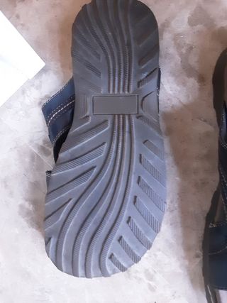 Chanclas Senda Hombre 42 piel poco uso suela fuert