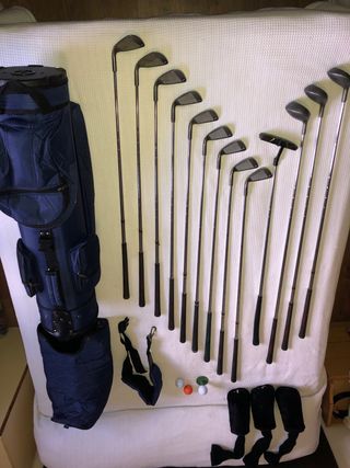 Palos Golf Prosimmon con Bolsa y Carrito plegable