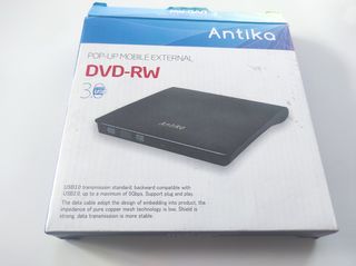 Lector/Grabador DVD Antika USB