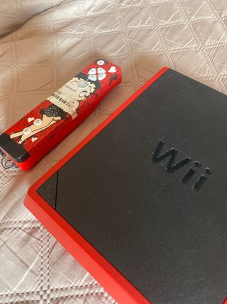 Nintendo Wii Roja y Negra