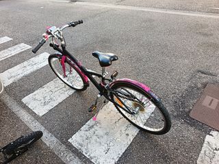 Bicicleta niña BTWIN rosa