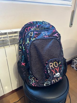 Mochila Roxy Negra Multicolor