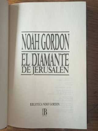 El Diamante de Jerusalén - Noah Gordon
