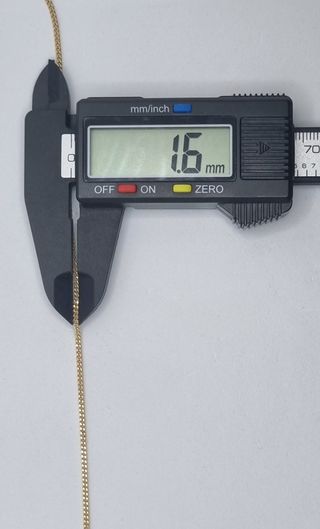 Cadena Alterna de oro de 18k, 6.06 g, 50 cm