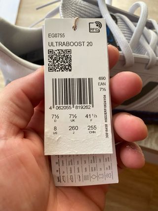 Zapatillas Adidas Ultraboost 20 Grises y Moradas