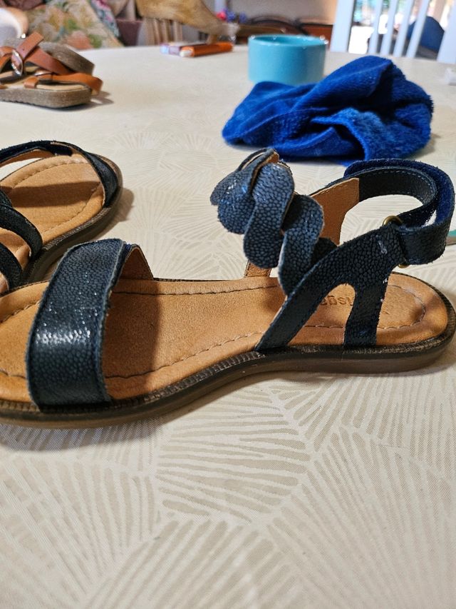 Sandali Bisgaard in pelle da ragazza taglia 30