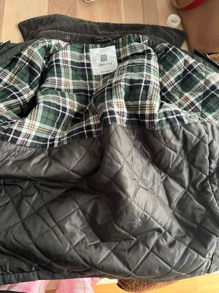Chaqueta Barbour acolchada chaleco, talla 11-12