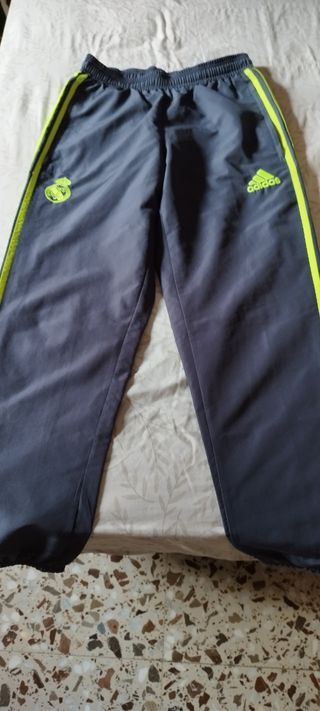 Chandal Real Madrid Adidas Gris Talla S