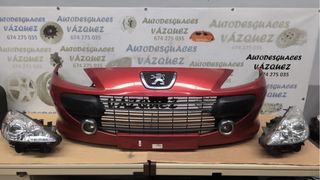 Defensa Delantera+Faros Lupa Peugeot 307 Restyling