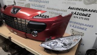 Defensa Delantera+Faros Lupa Peugeot 307 Restyling