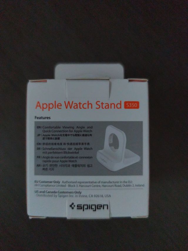 Soporte Spigen Apple Watch Stand S350 Blanco