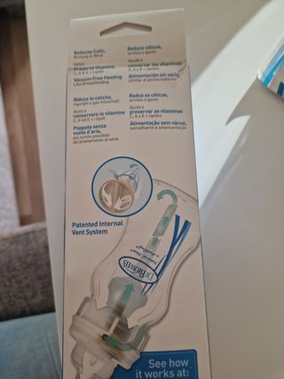 Biberón Dr. Brown's Natural Flow Wide-Neck