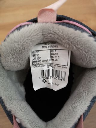 Botas de senderismo para niña talla 32