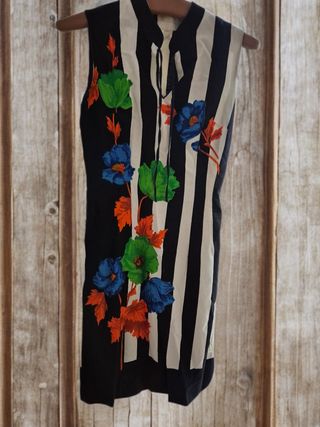 Vestido Retro Estampado Floral