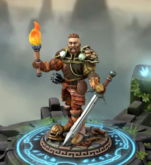 Pack 5 Miniaturas Aventureros D&D Rol 32mm