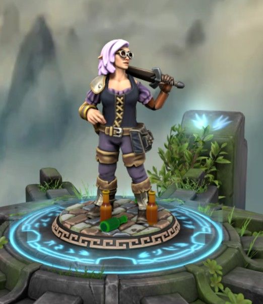 Pack 5 Miniaturas Aventureros D&D Rol 32mm