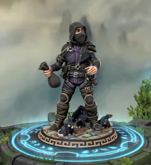 Pack 5 Miniaturas Aventureros D&D Rol 32mm